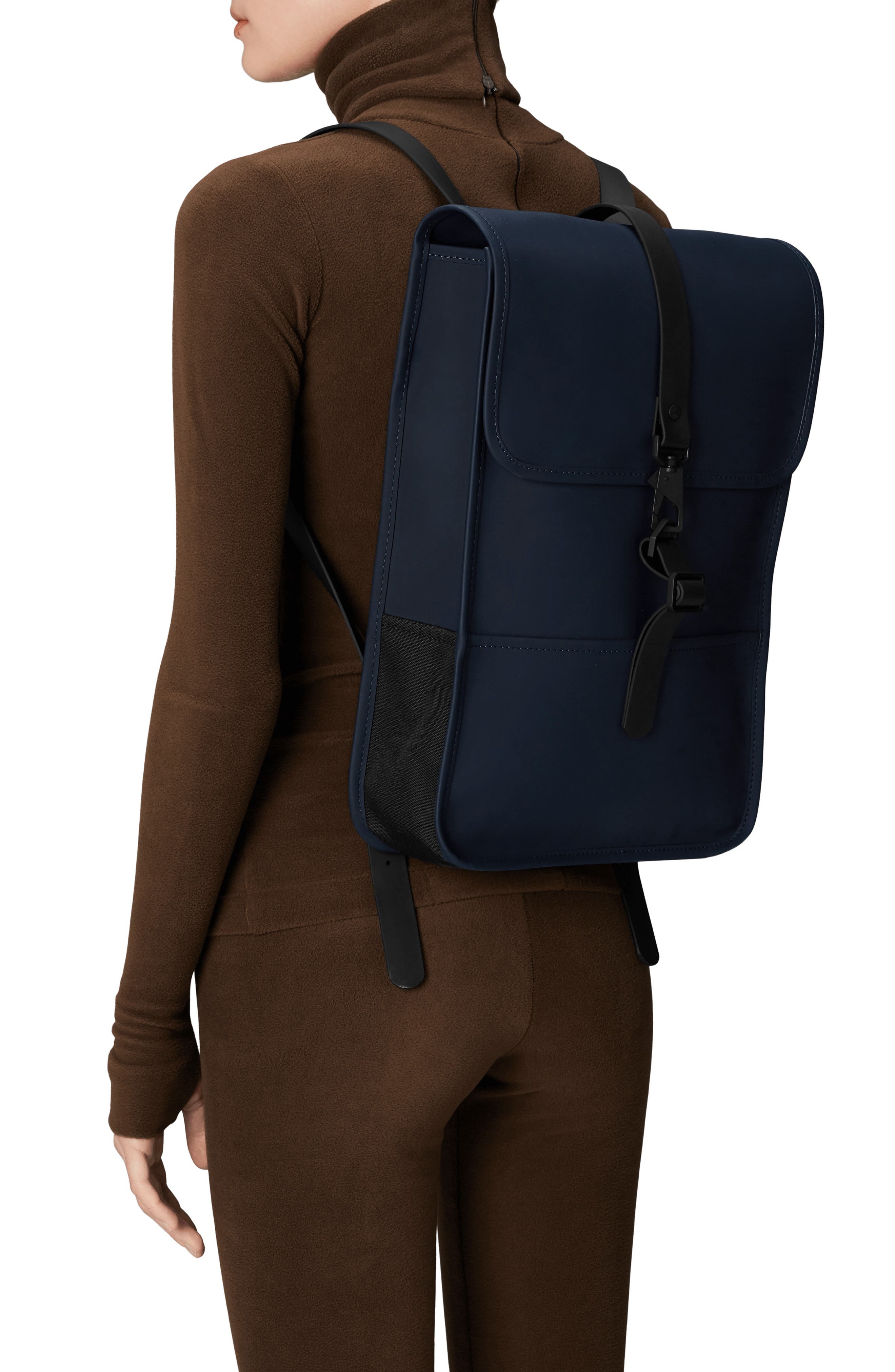 Rains Mini Waterproof Backpack in Navy at Nordstrom - 4