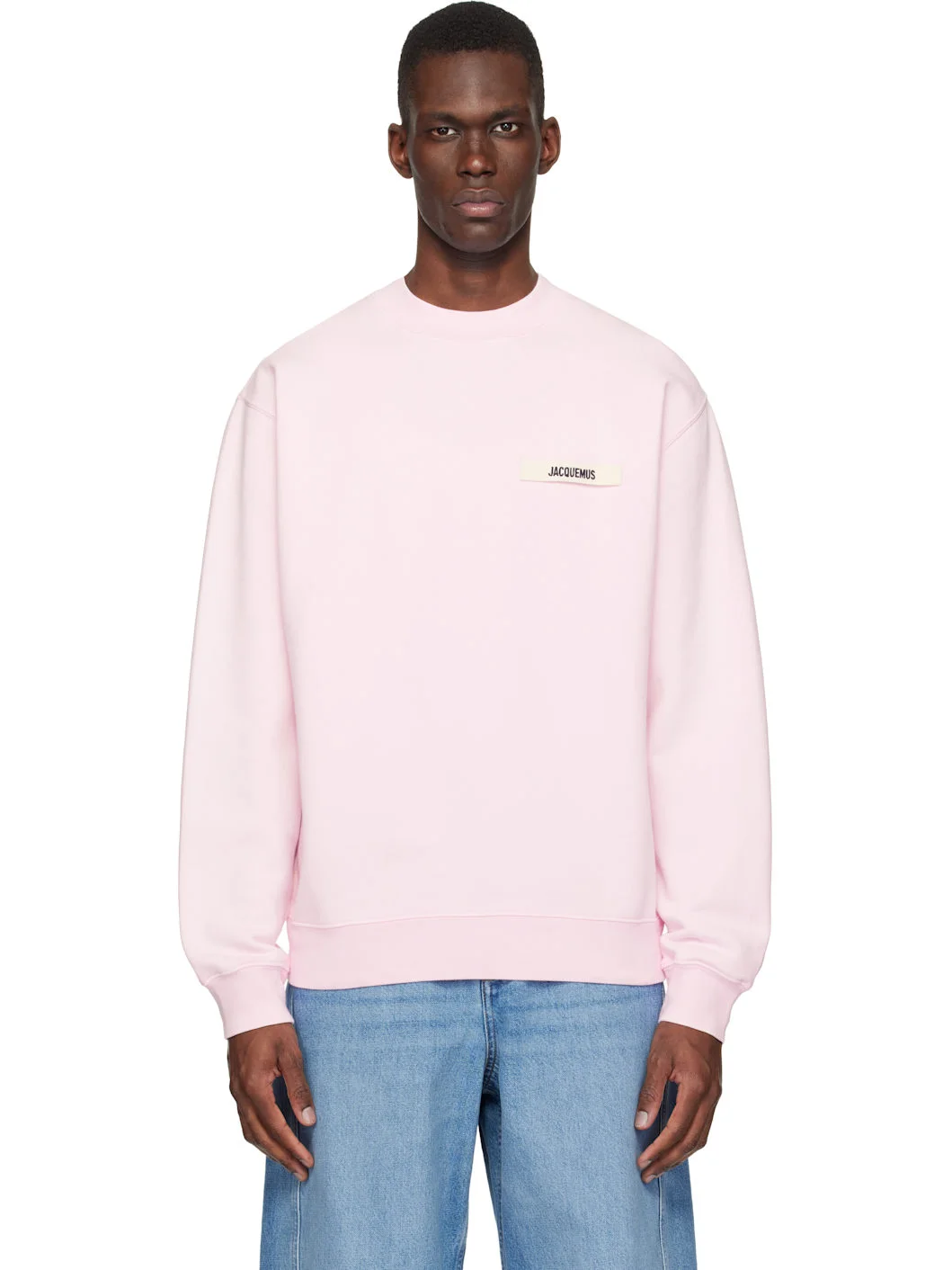 Pink 'The Gros Grain' Sweatshirt - 1