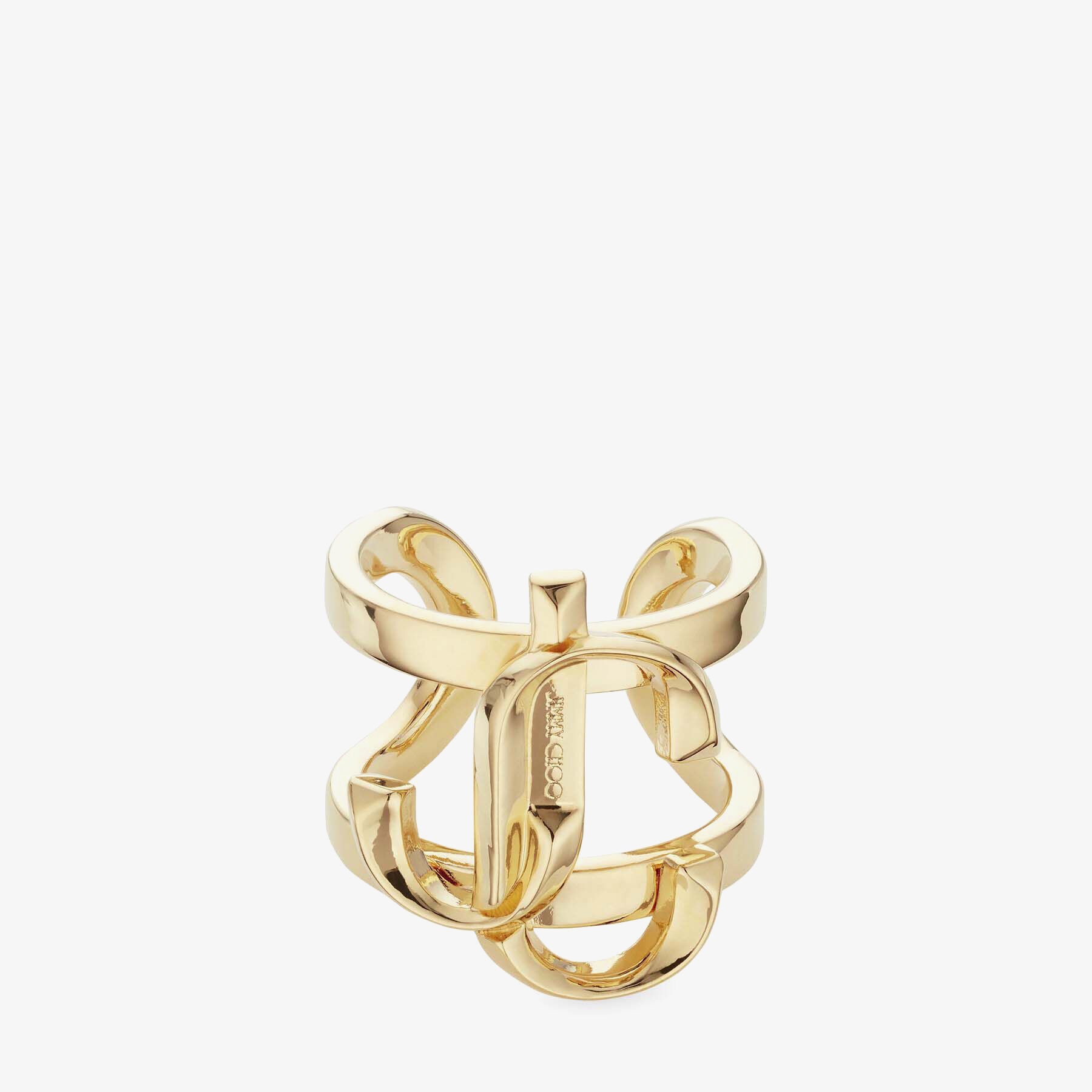 JC Monogram Ring
Gold-Finish Metal JC Monogram Ring - 5
