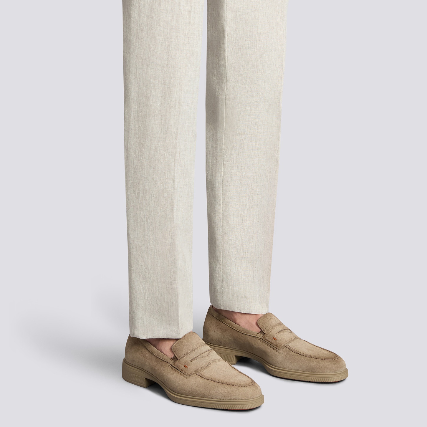 Men's beige suede Easy loafer - 2