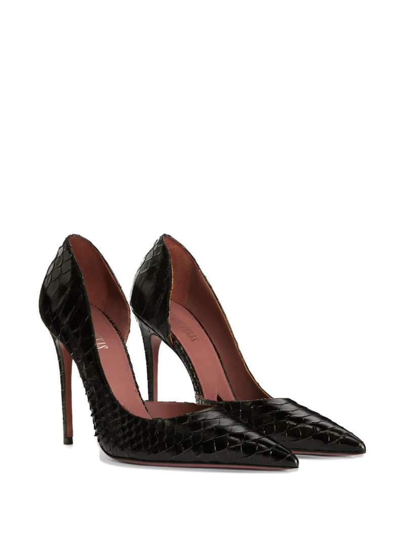PARIS TEXAS Vera snakeskin point-toe pumps outlook