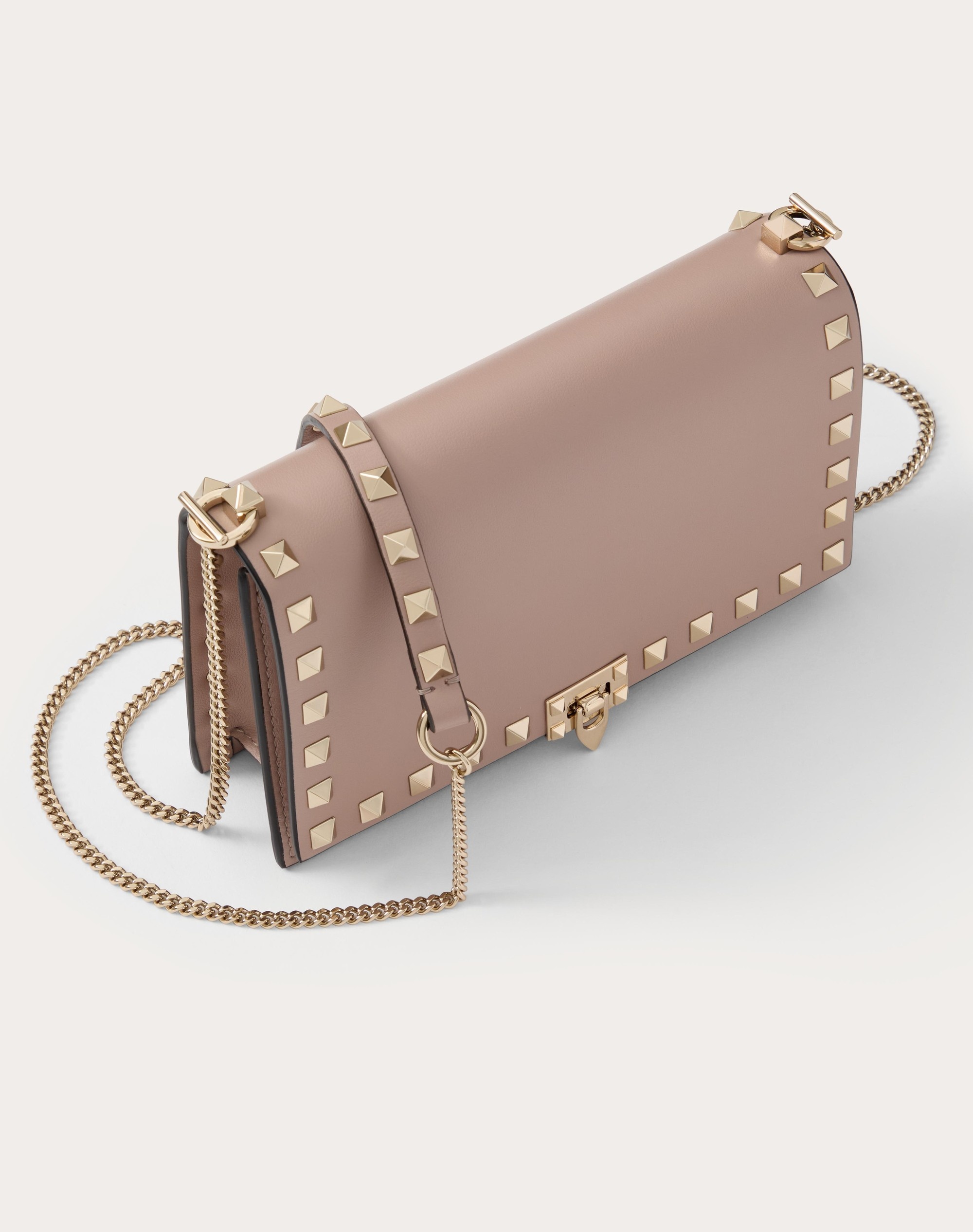 ROCKSTUD MINI CALFSKIN BAG WITH CHAIN - 5