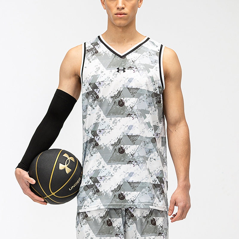 Under Armour Basketball Jerseys 'Grey White' 21500108-100 - 3