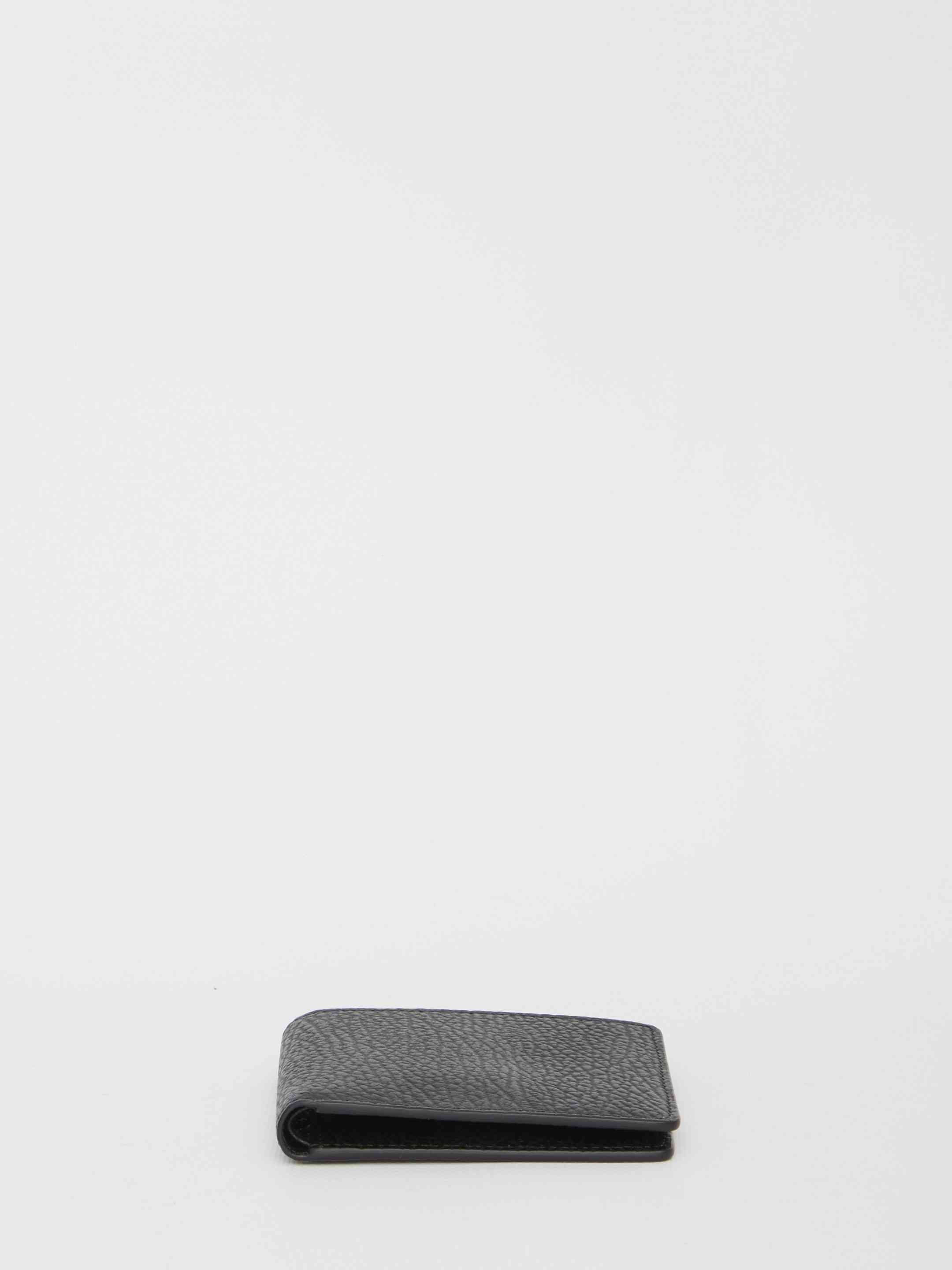 Maison Margiela Men Black Bi-Fold Wallet - 3