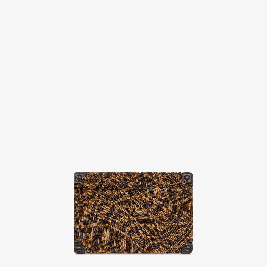 Pocket with brown beads - 1