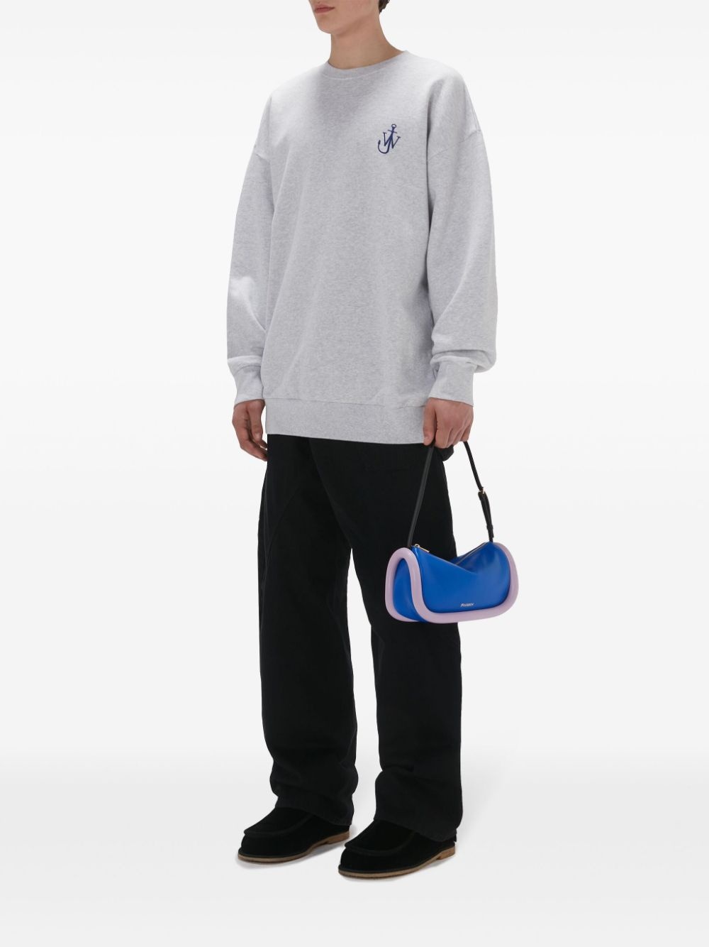 Anchor-logo organic cotton sweatshirt - 2