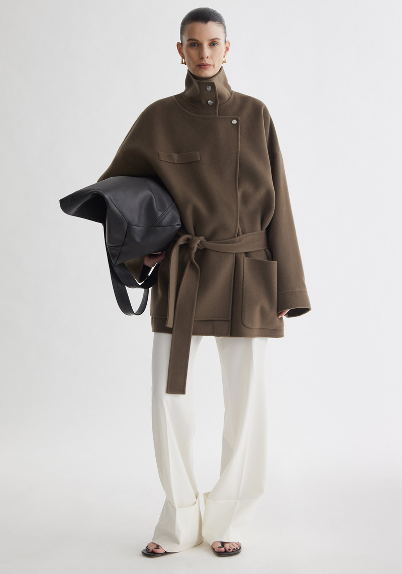 ALISTAIR Belted wool jacket 4