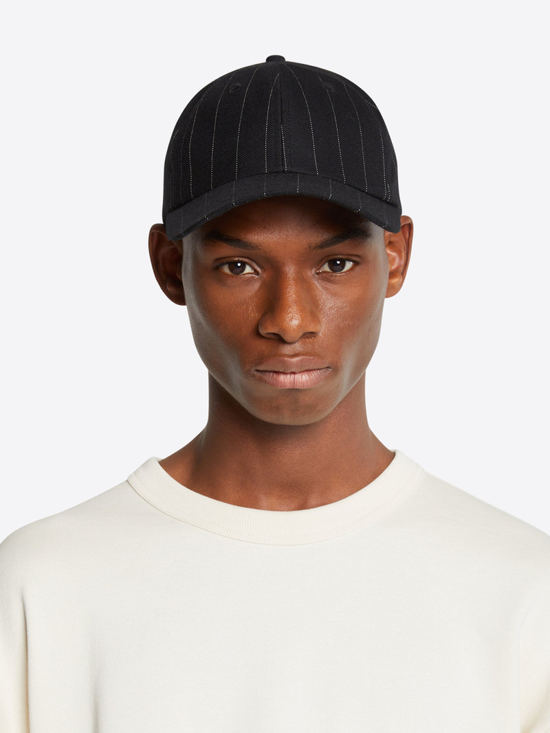 Dries Van Noten WOOL PINSTRIPE CAP outlook