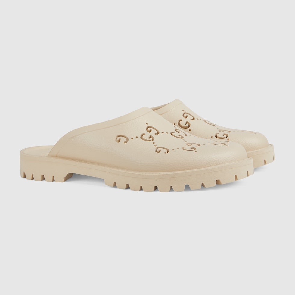 Gucci GG Rubber Slip On Sandals - 2