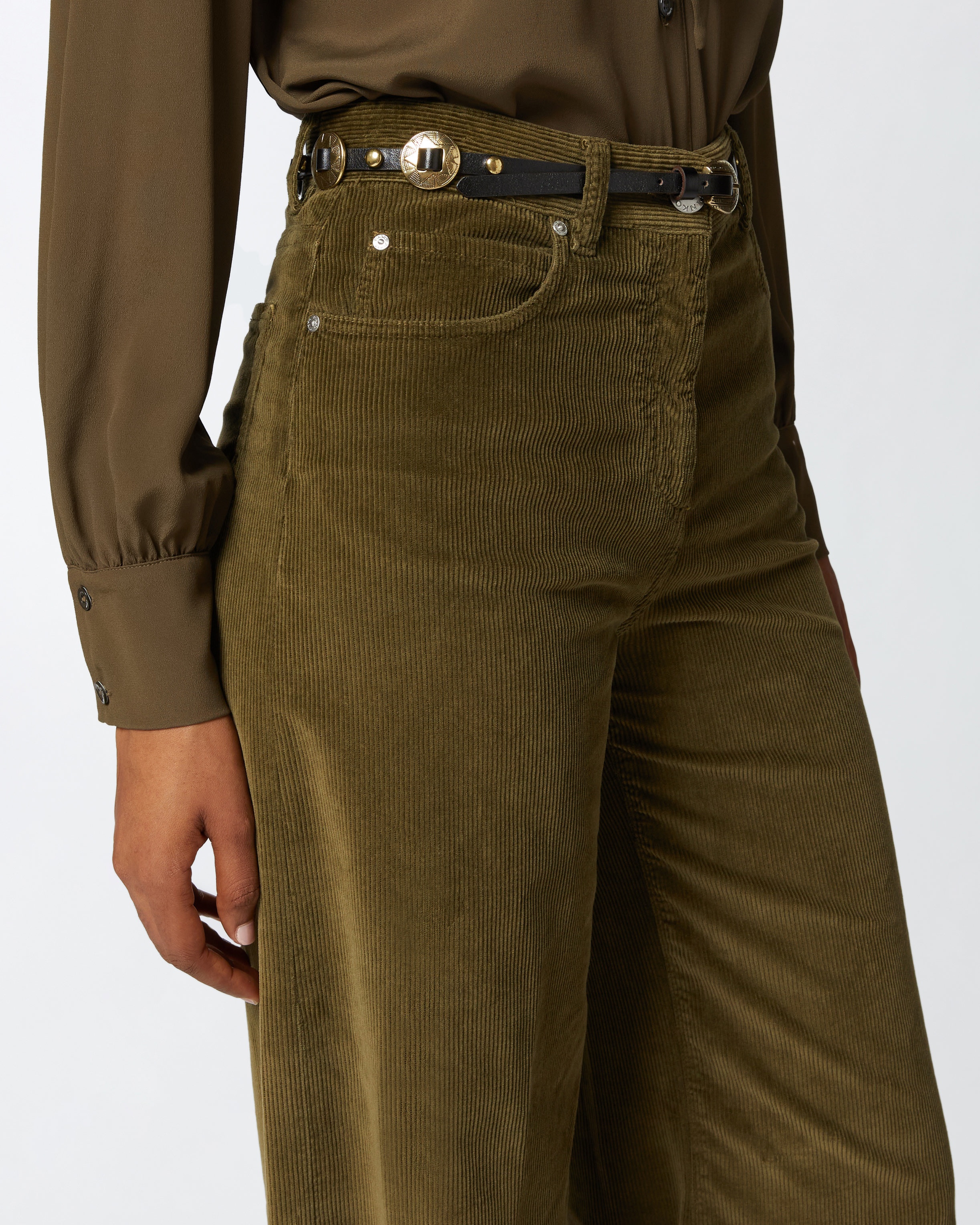 CORDUROY PALAZZO TROUSERS - 5