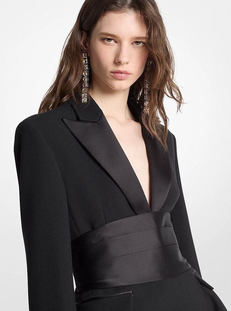 Silk-Wool Satin Cummerbund 3