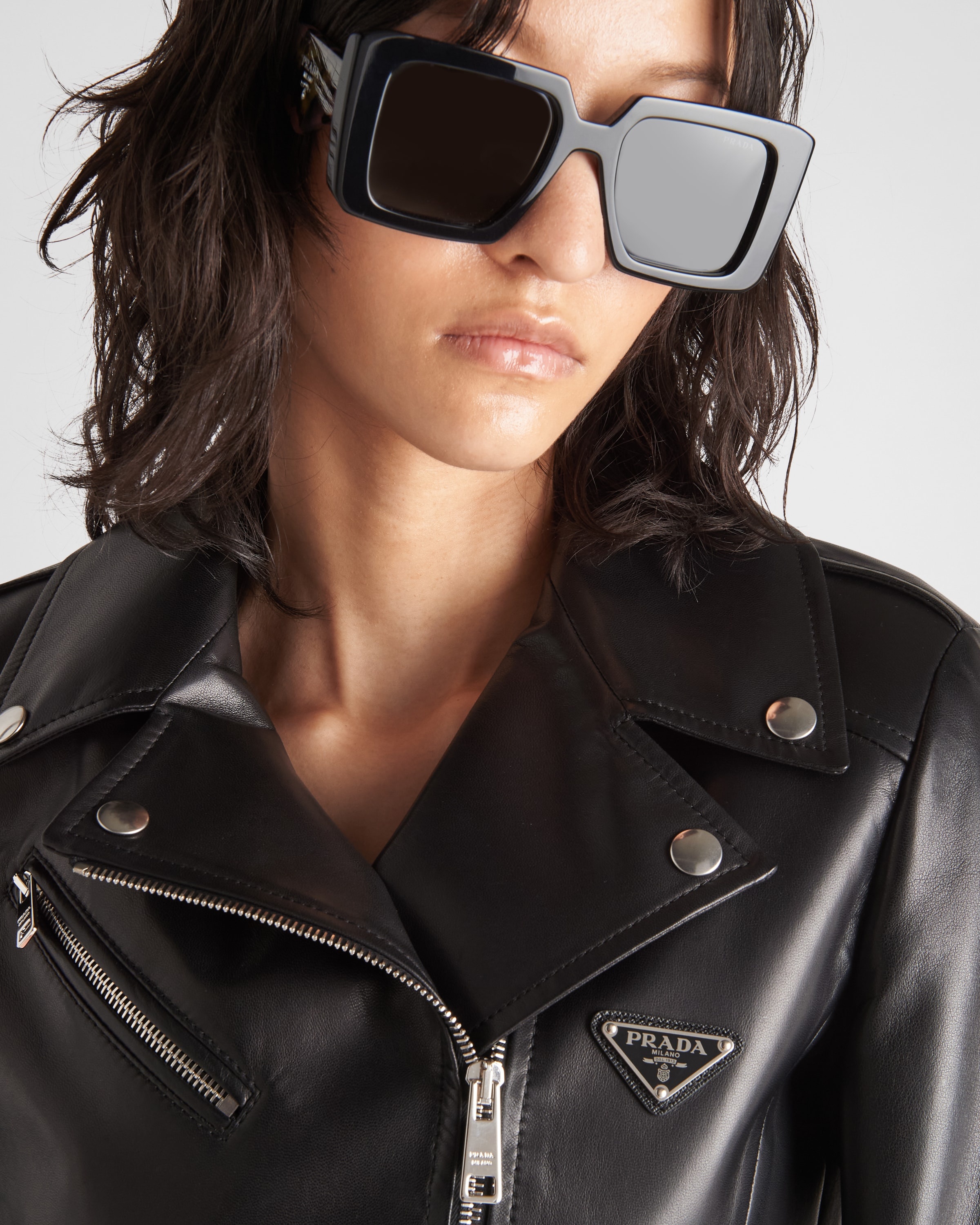 Nappa leather biker jacket - 4