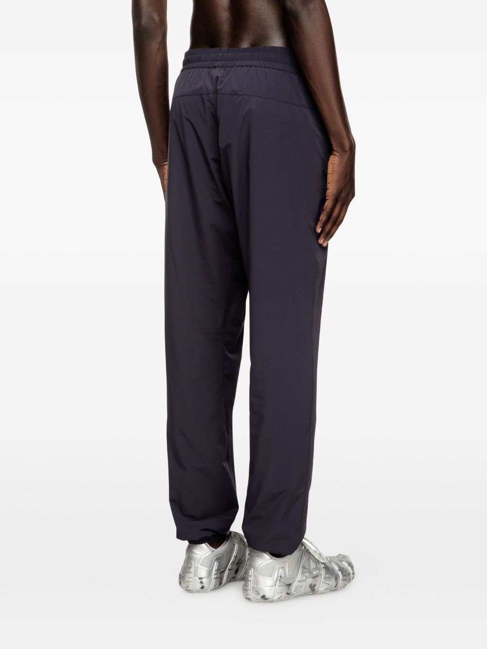 zip-pocket elastic-waist trousers - 3