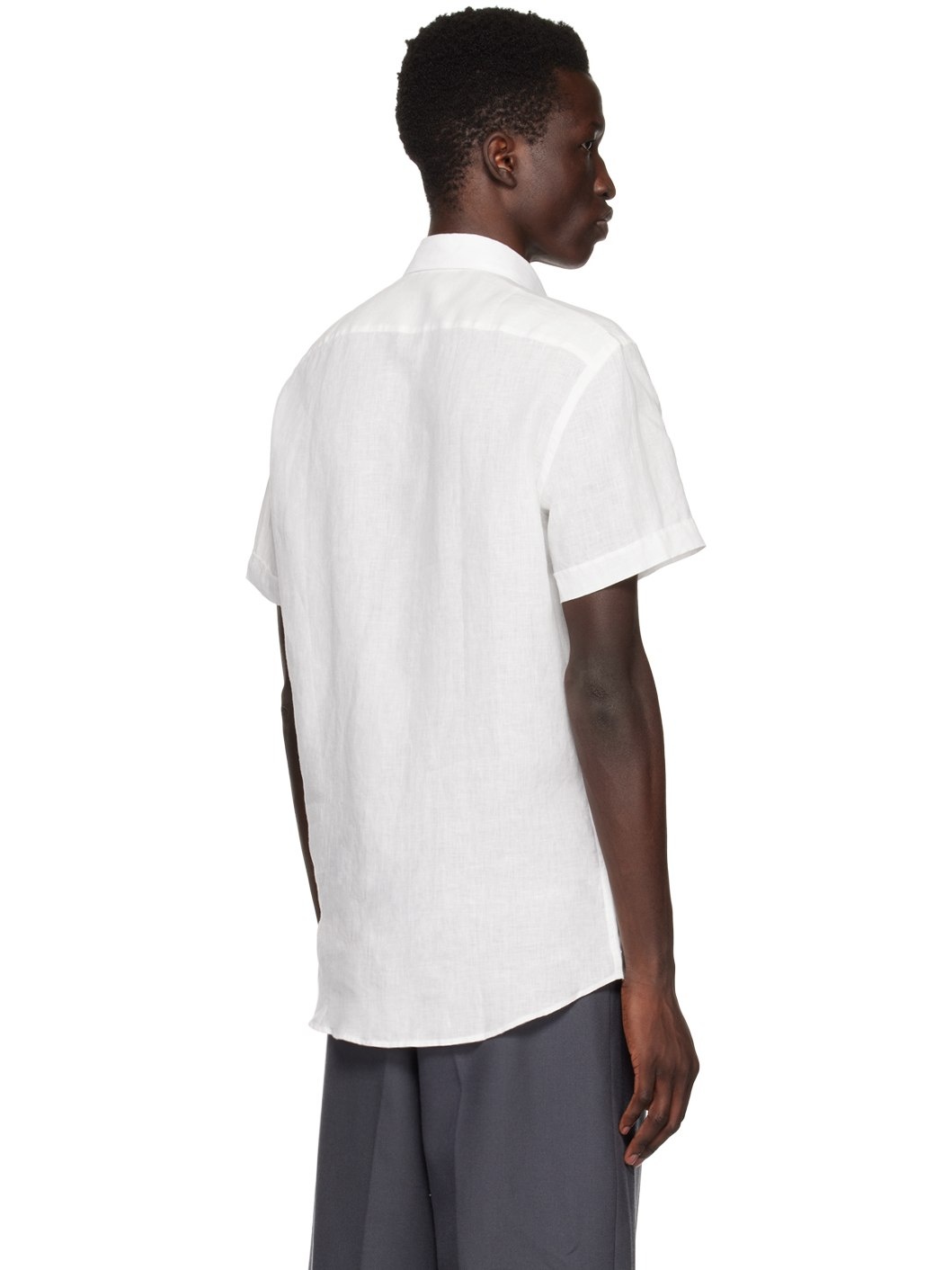 White Regular-Fit Shirt - 3
