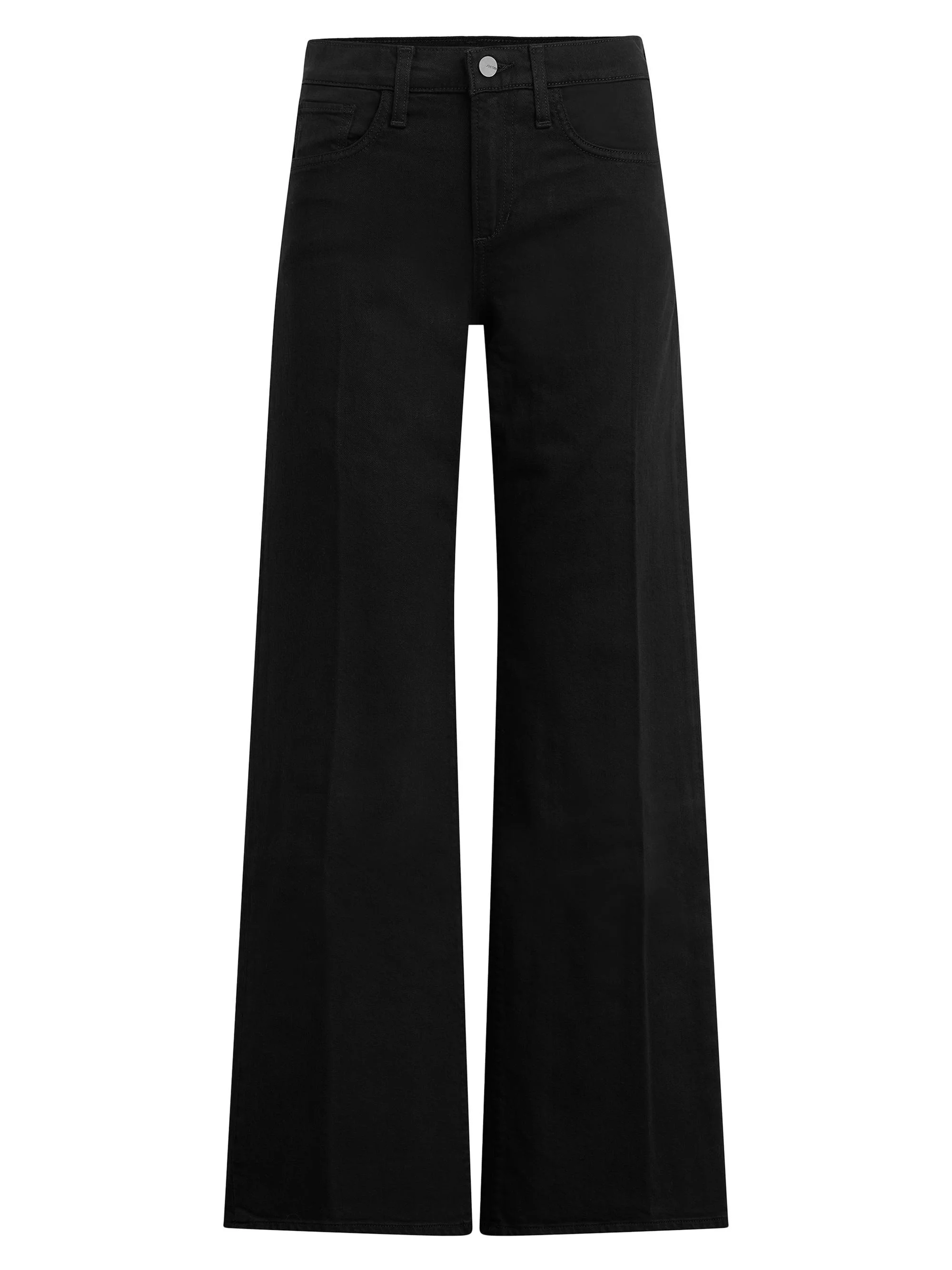 Women's The Lou Lou Low-Rise Wide-Leg Jeans - Black - 1