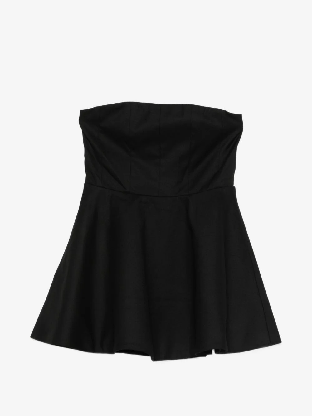 strapless fit flare top - 1