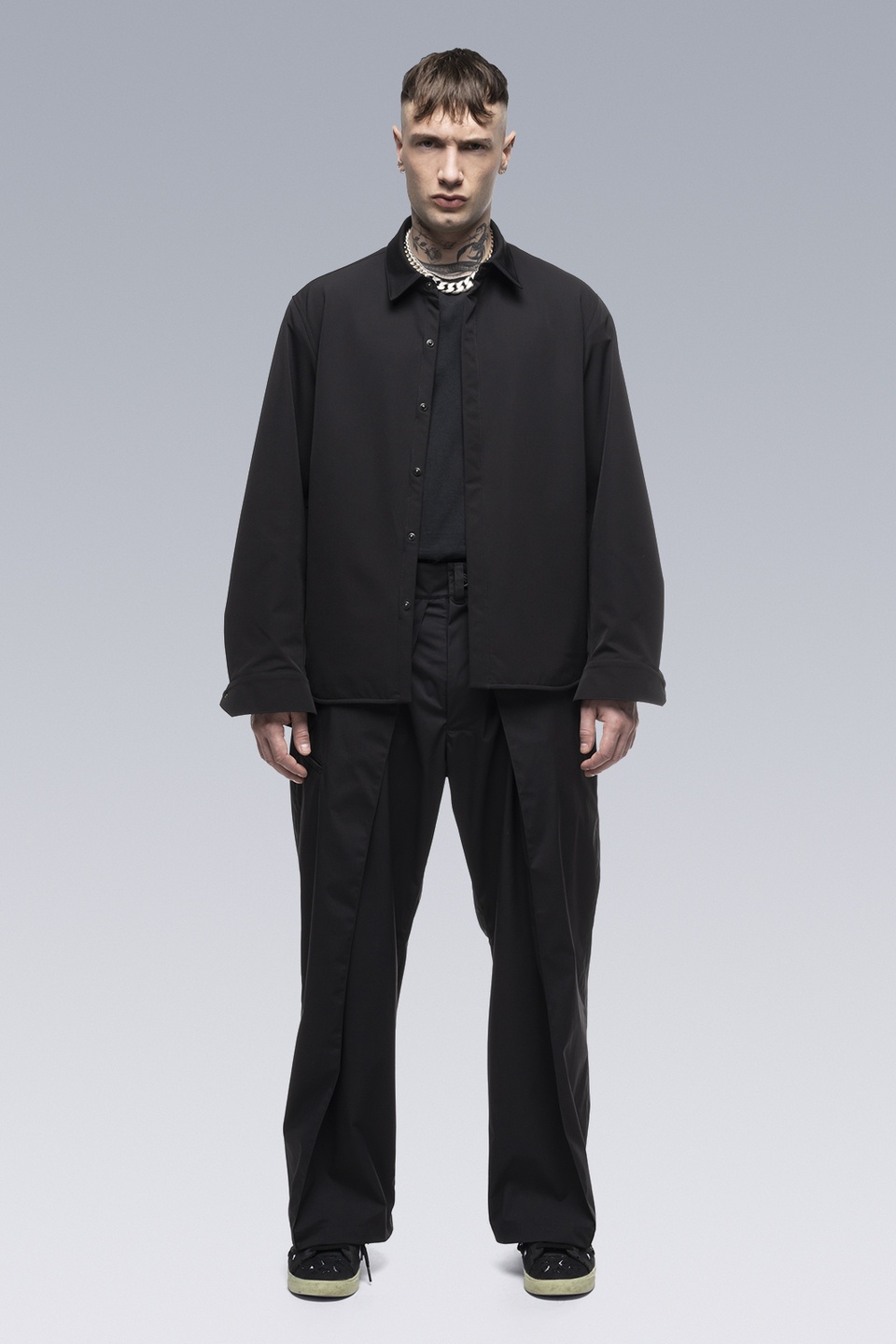 ACRONYM LA10-DS schoeller® Dryskin™ Press Button Shirt ACRONYM LA10-DS schoeller® Dryskin™ Press Button Shirt