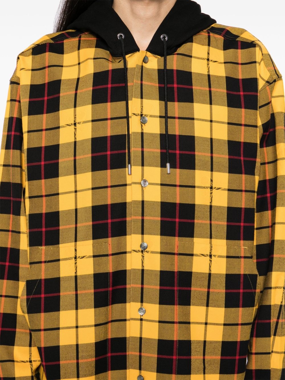 plaid check pattern shirt - 5