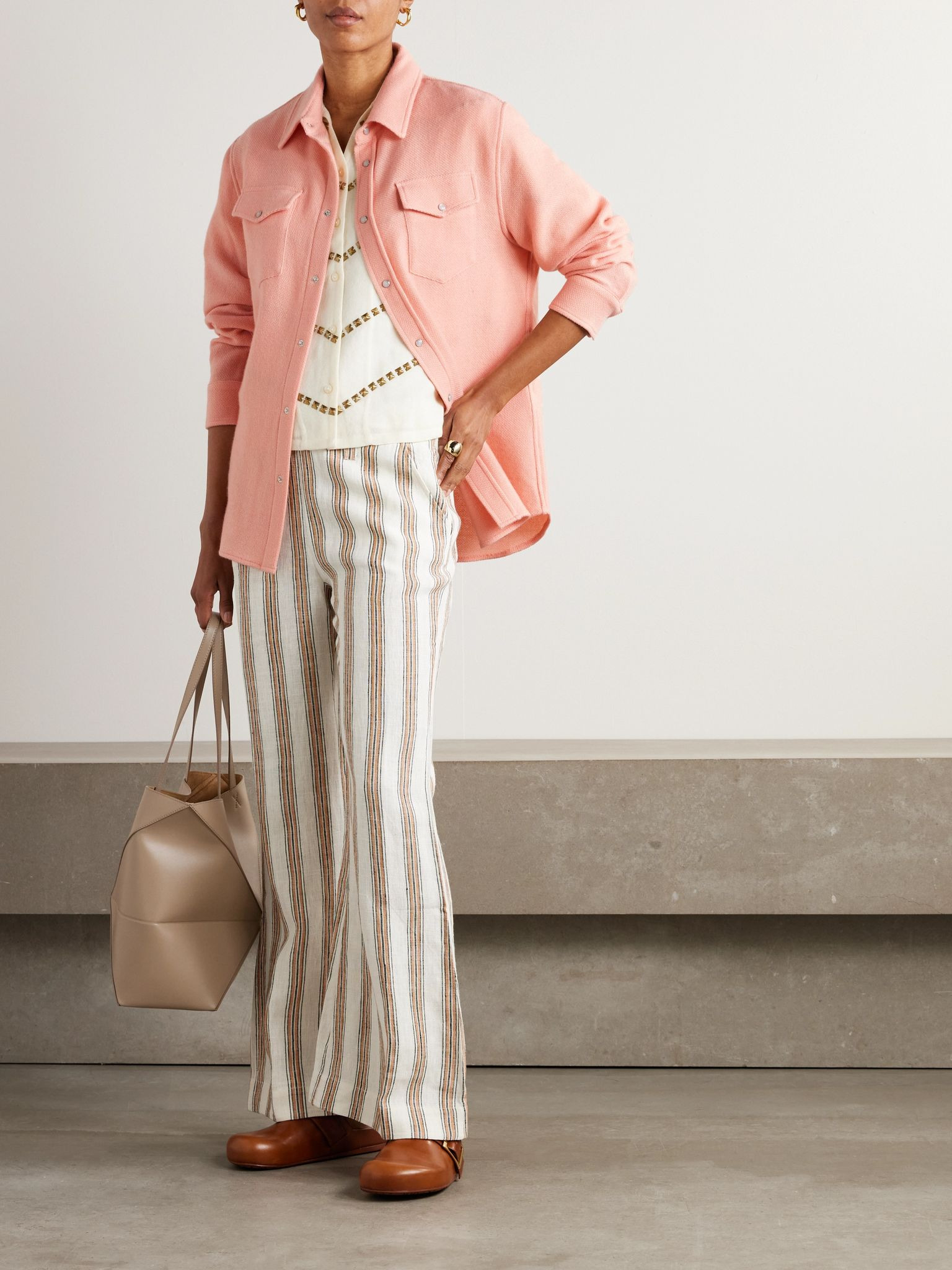 Cashmere shirt Blush - 2
