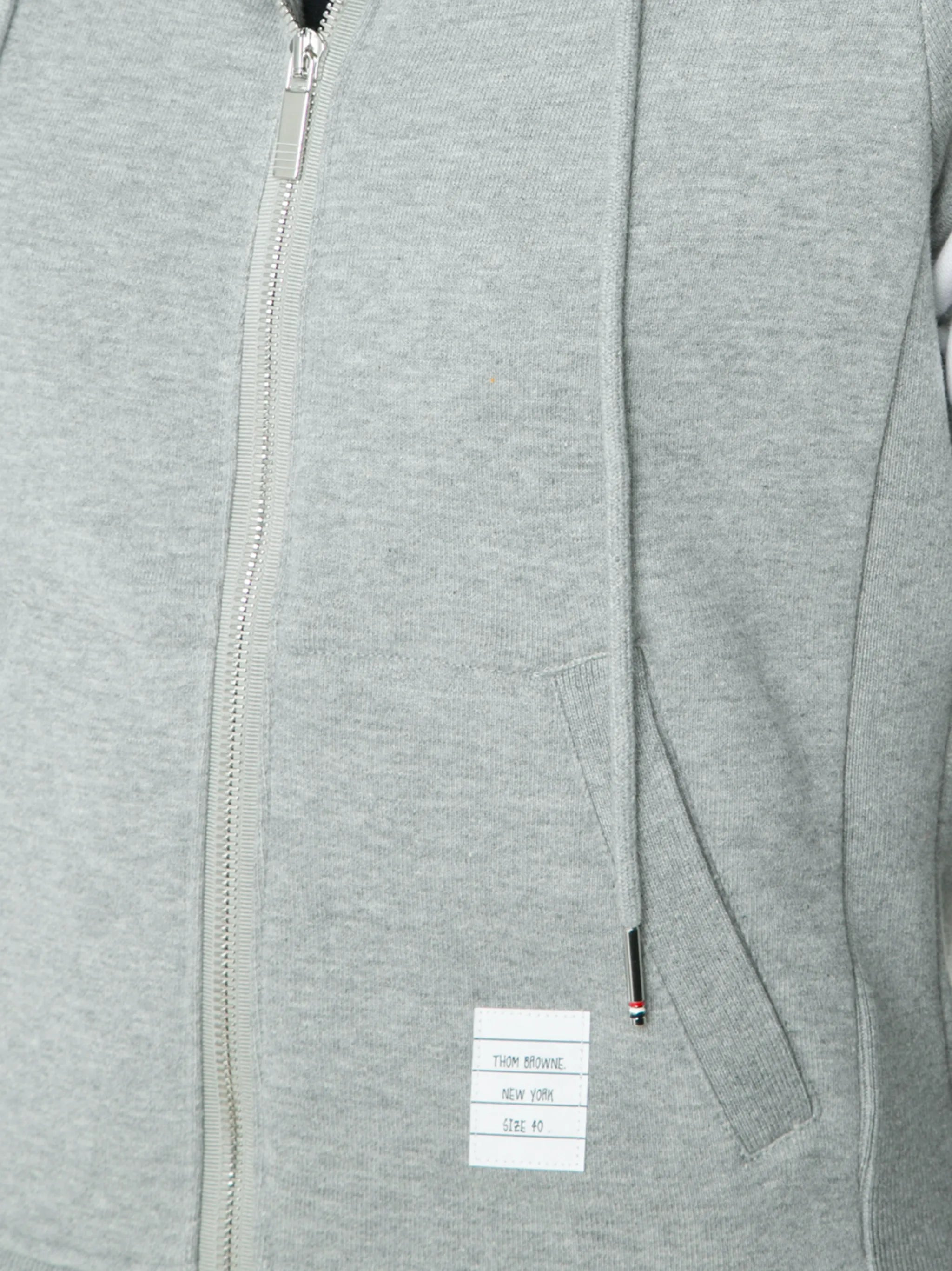 4-Bar striped cotton hoodie - 5