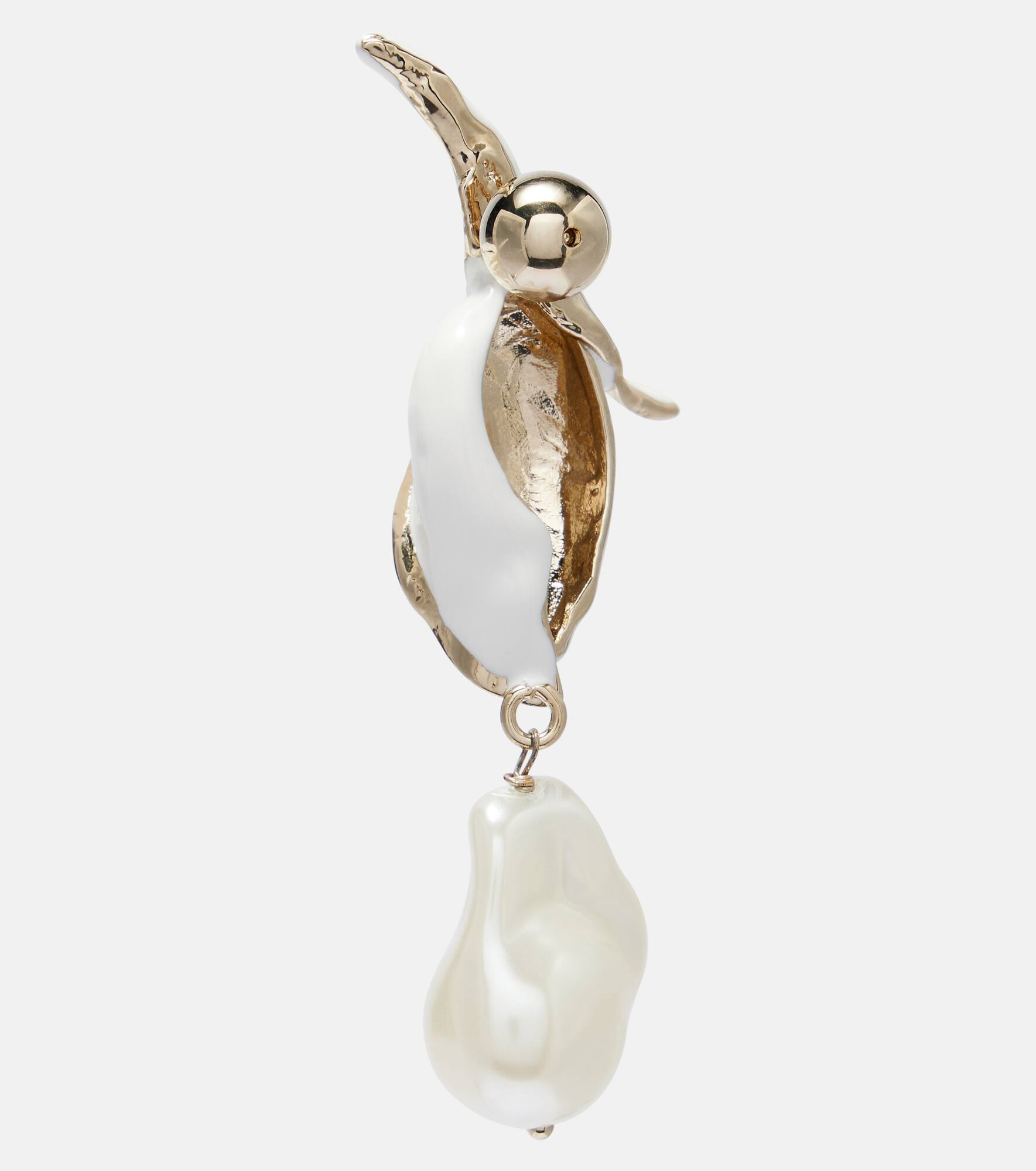 Pearl drop earrings - 5