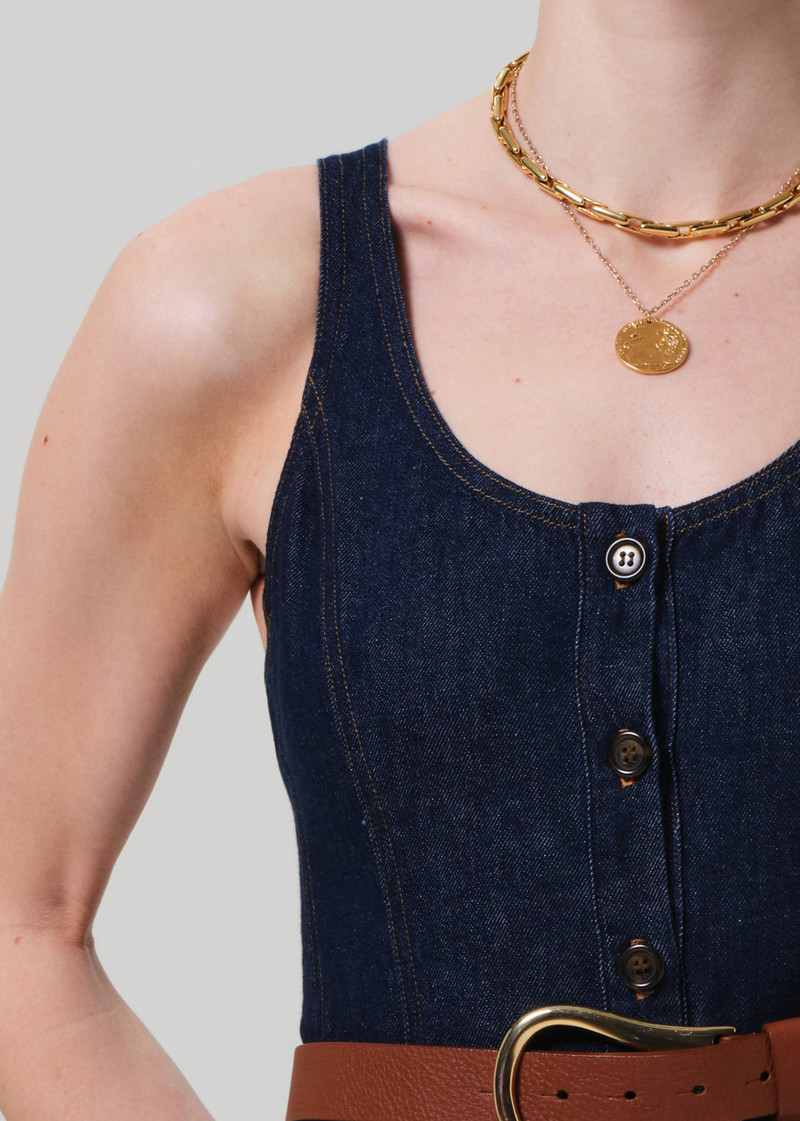 Farrow Denim Dress In Omni 6
