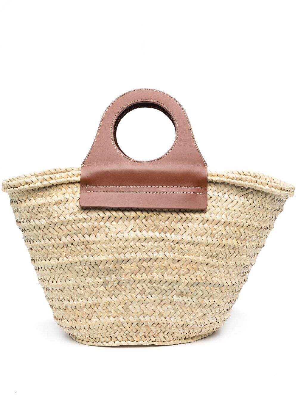 woven-straw tote bag - 1