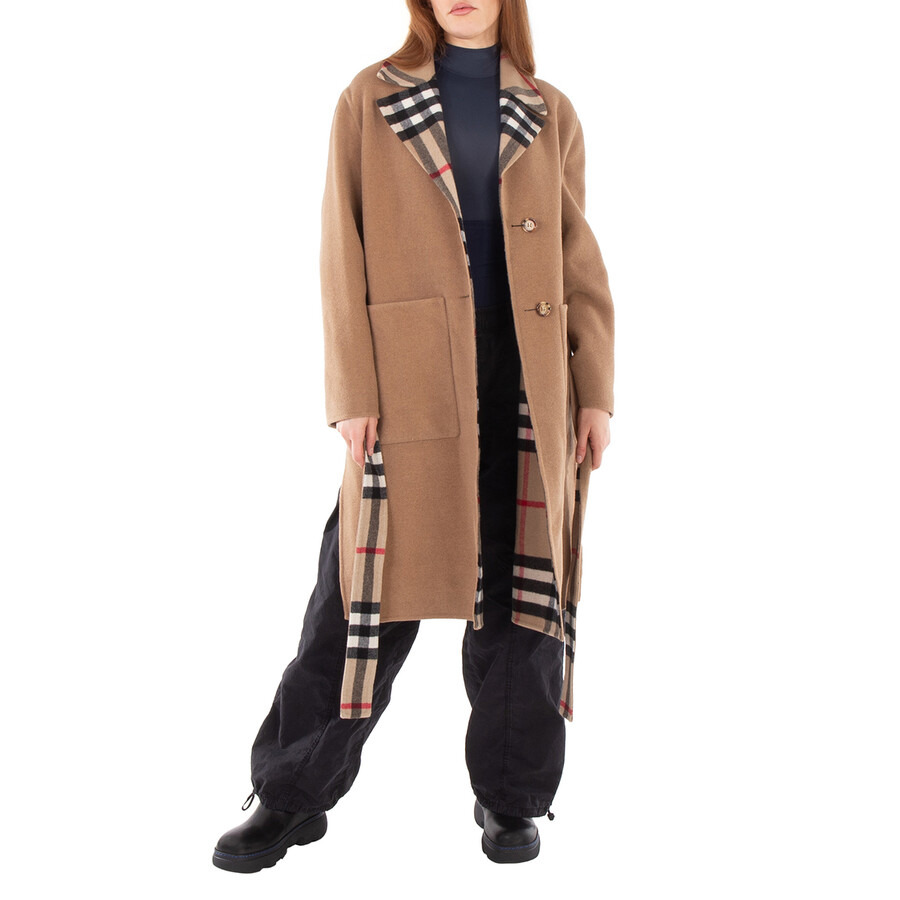 Burberry Reversible Belted Waist Wool Coat - 3
