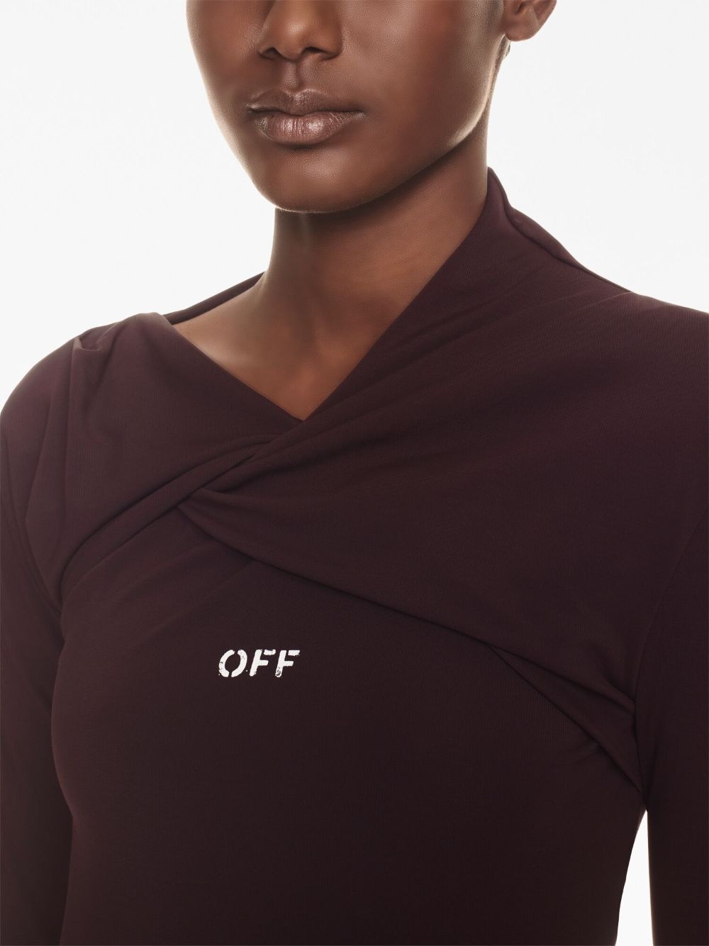Off Stamp twist-detail minidress - 5