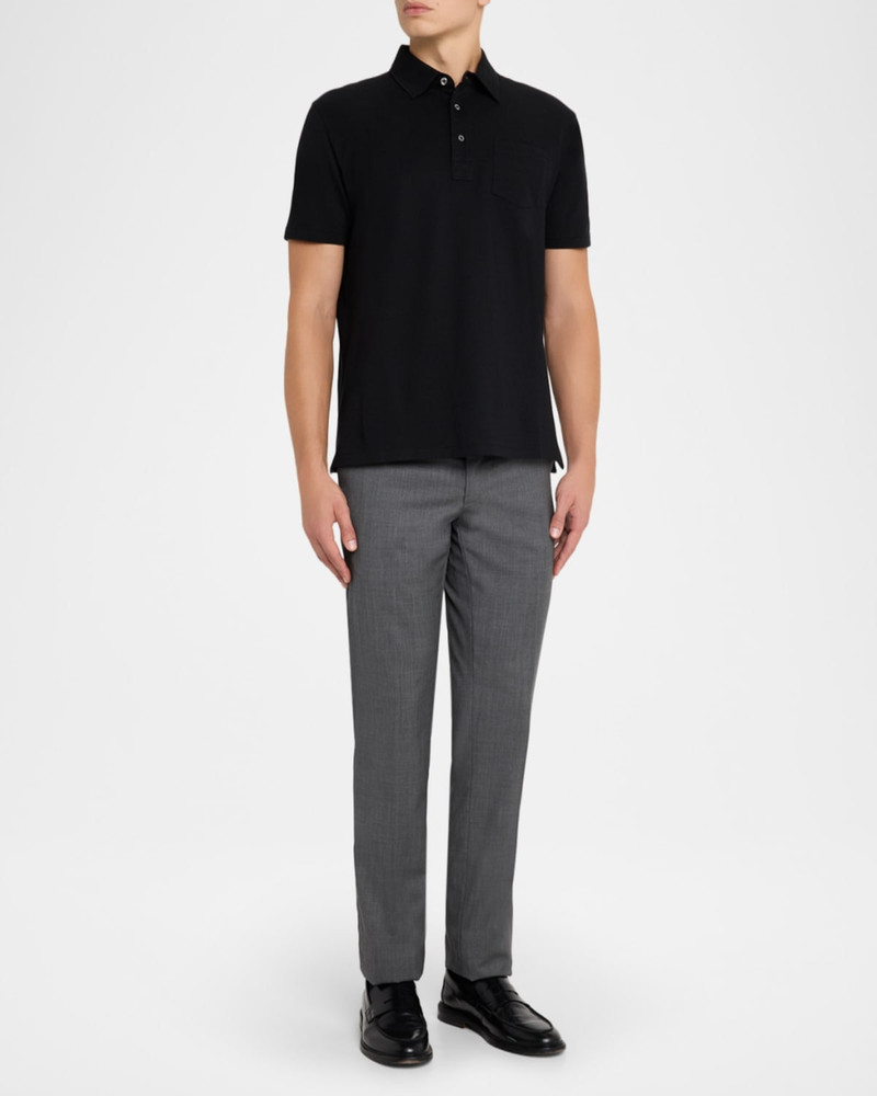 Ralph Lauren Men's Cotton and Cashmere Pique Pocket Polo Shirt outlook