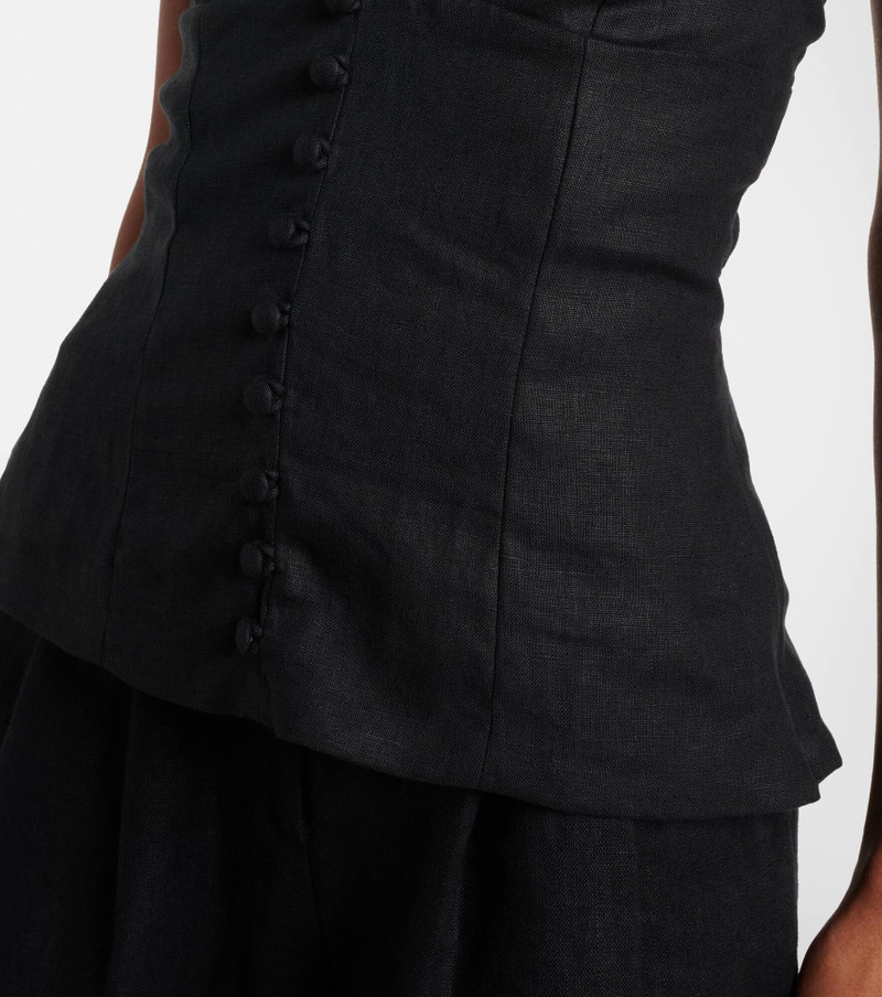 Marie linen vest 5