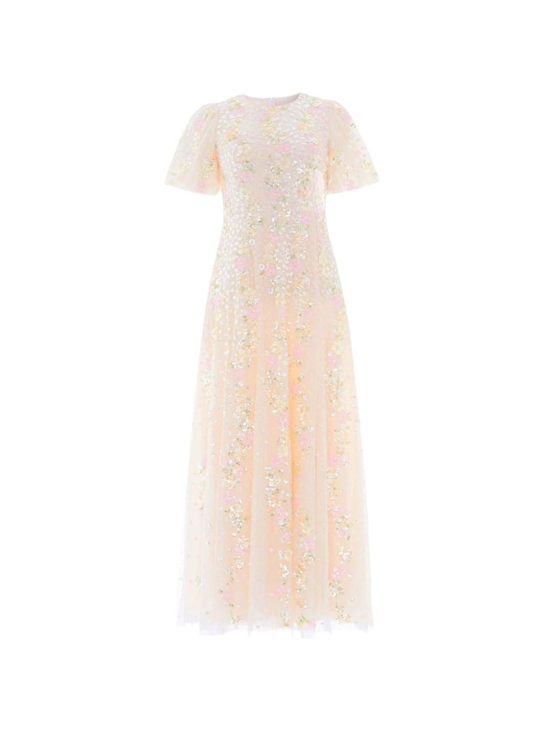 Confetti round-neck maxi dress 1