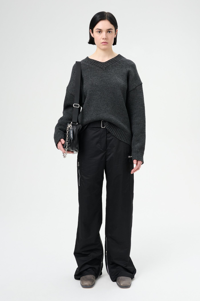 Our Legacy Pilot Trousers Black High Gloss Sateen outlook