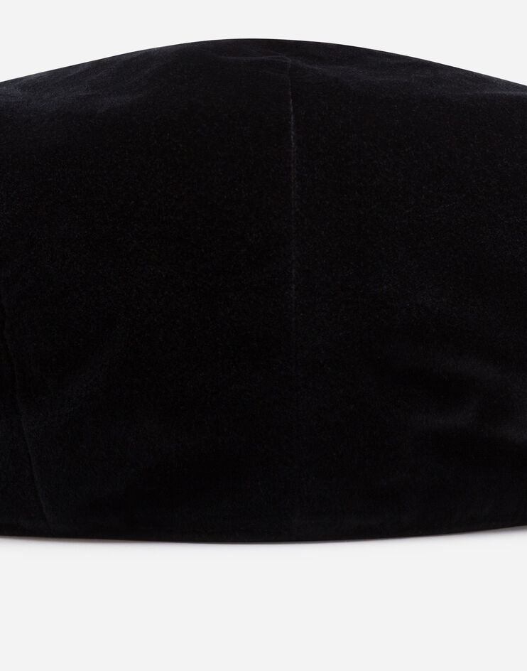 Cotton velvet flat cap - 2