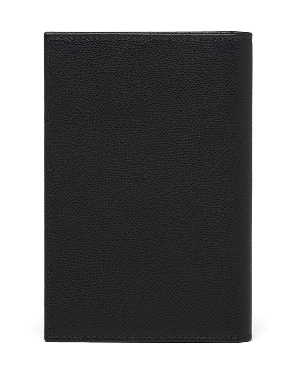 Saffiano triangle logo passport cover - 2