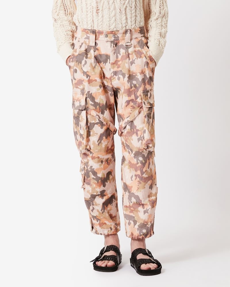 EUSEBIO PRINTED COTTON PANTS - 4