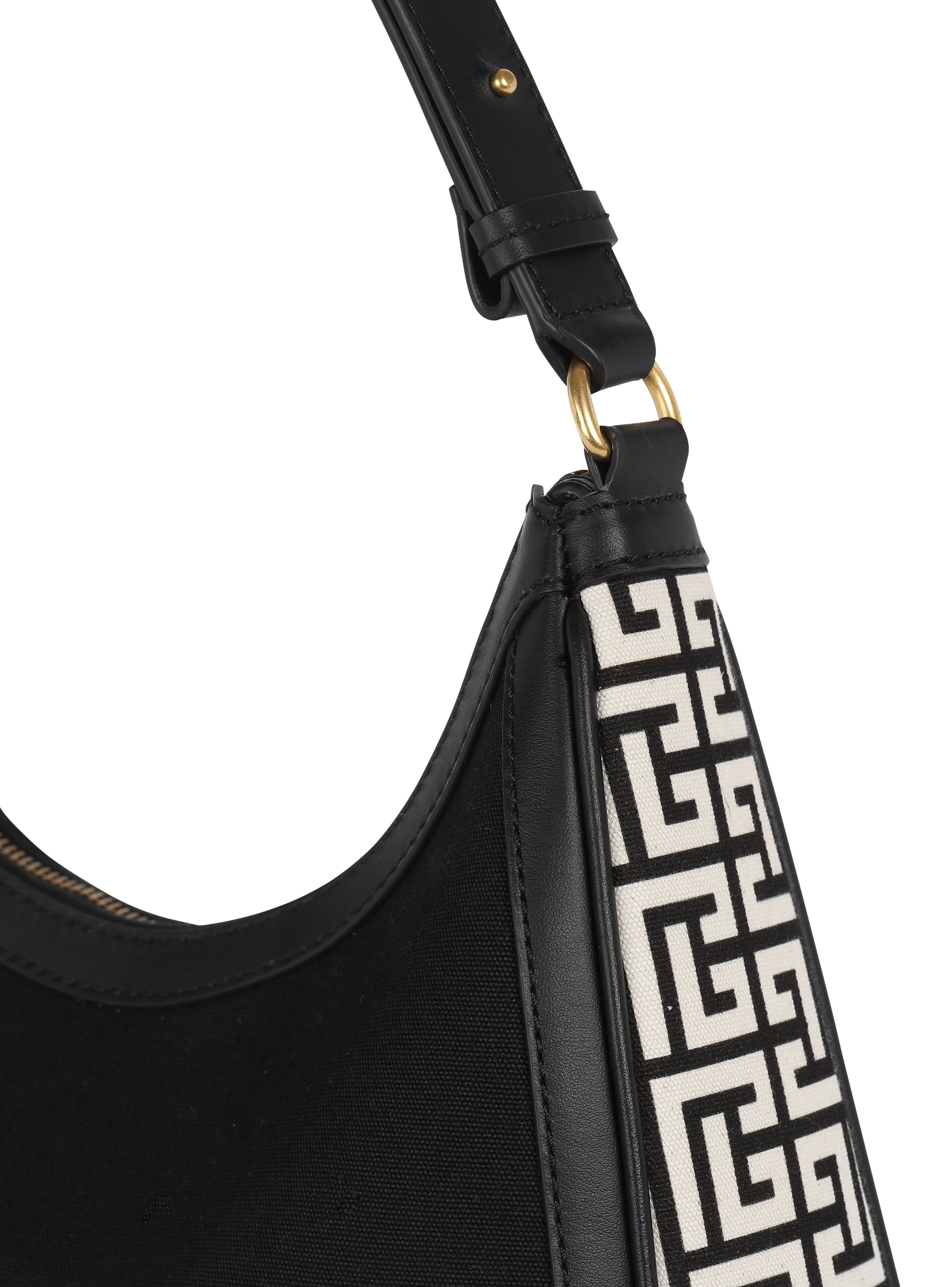 B-Army canvas bag with leather inserts - 6