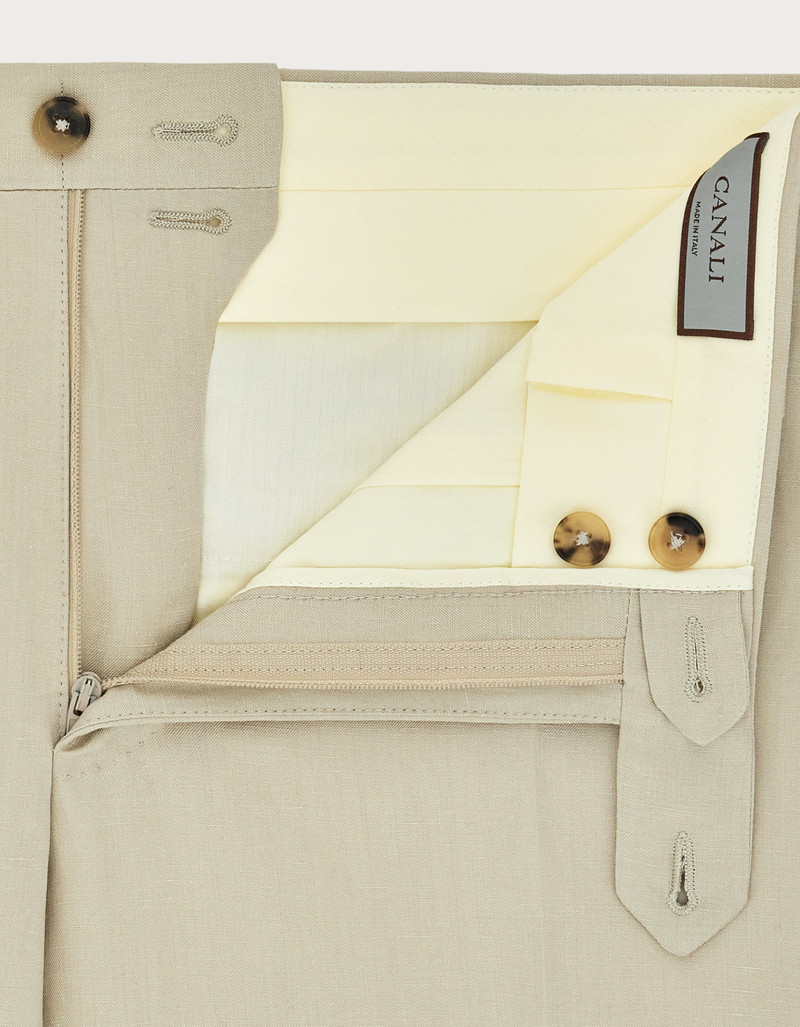 NATURAL PANTS IN SILK AND LINEN 4
