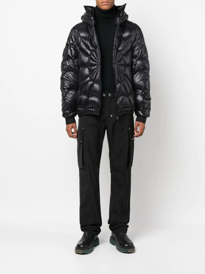 Moncler padded high-shine jacket outlook