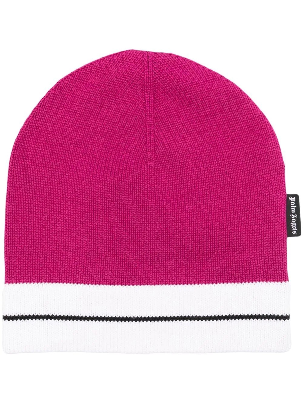 stripe-detail beanie - 1