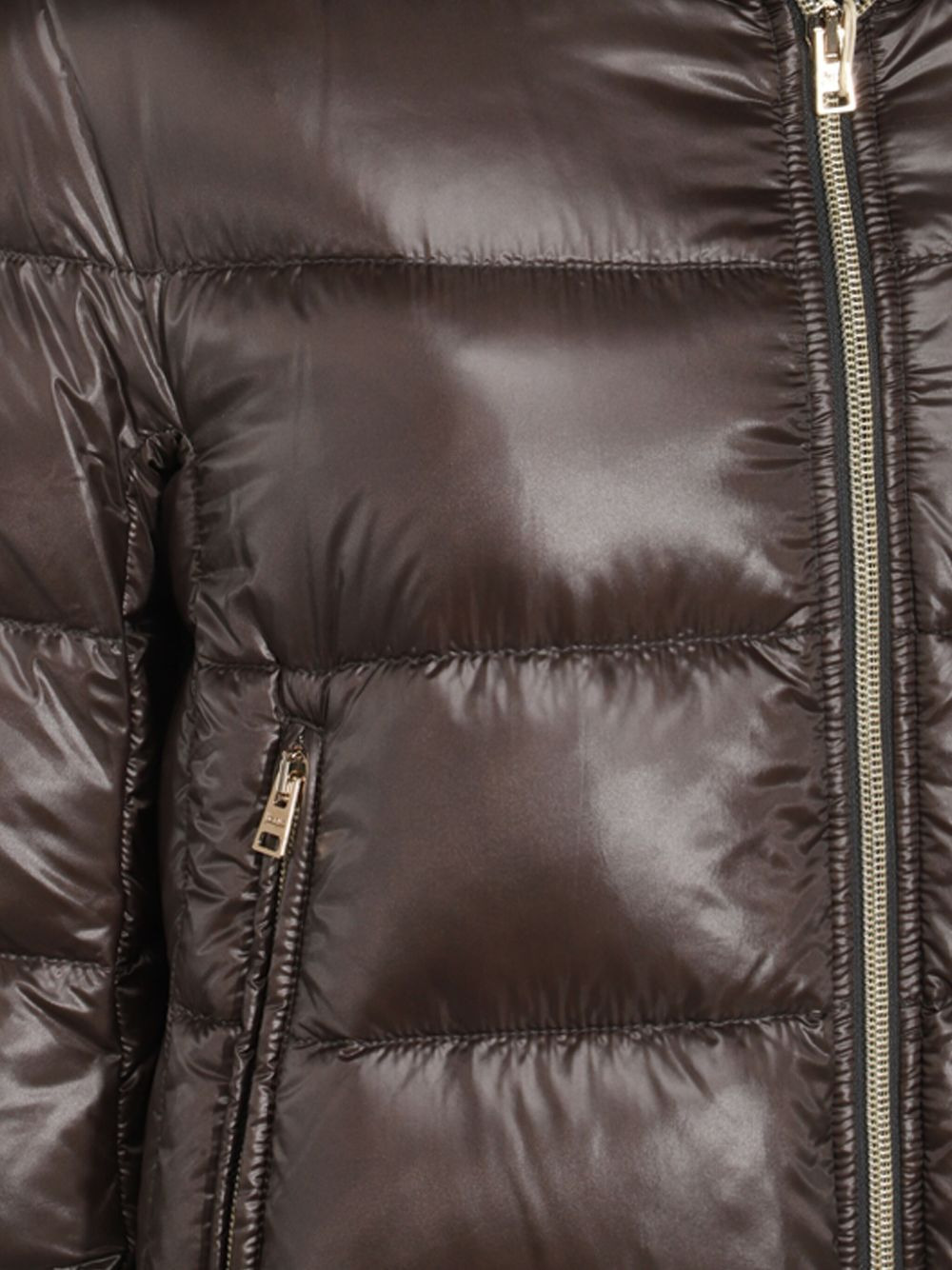 padded zipped coat - 3