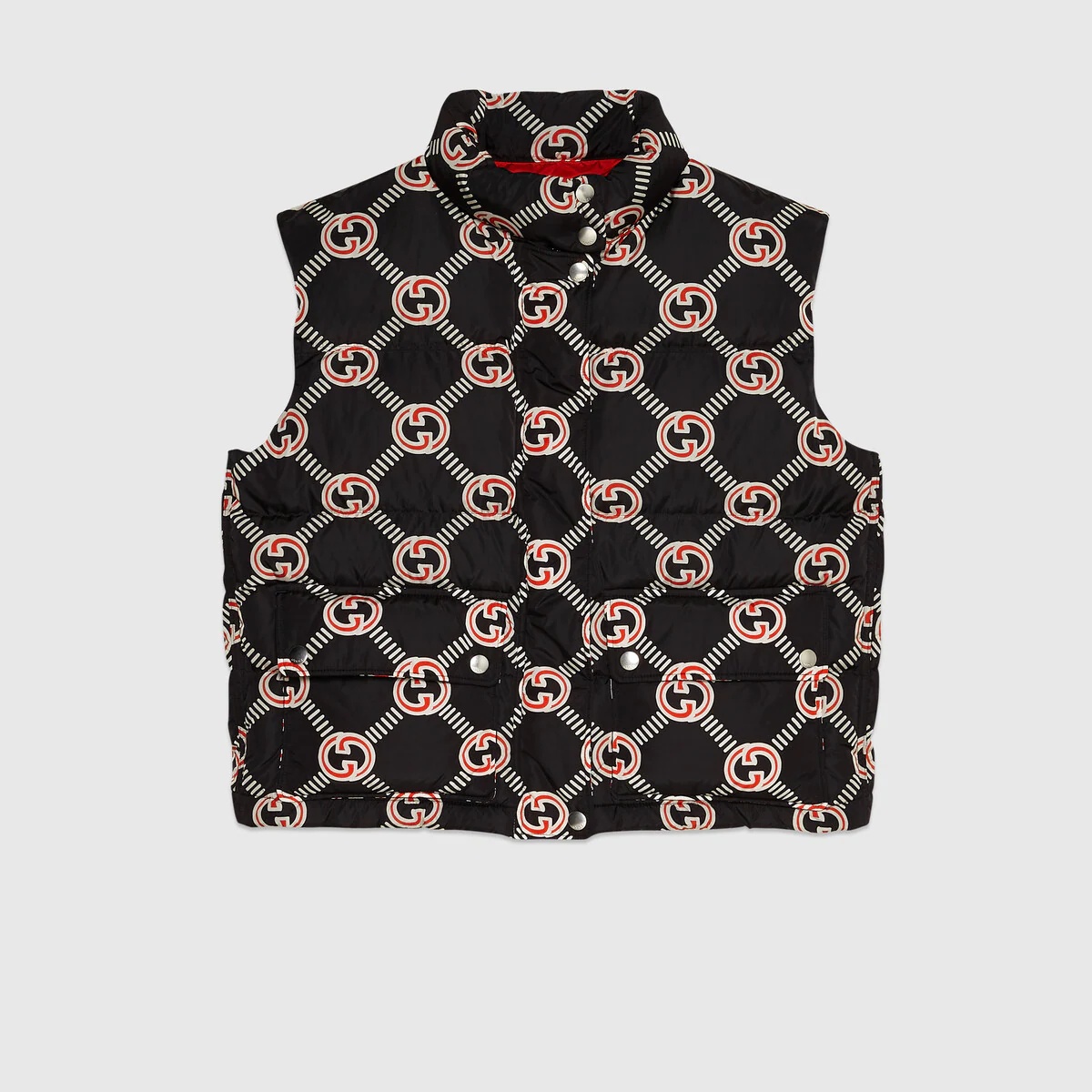 Interlocking G down padded vest - 1