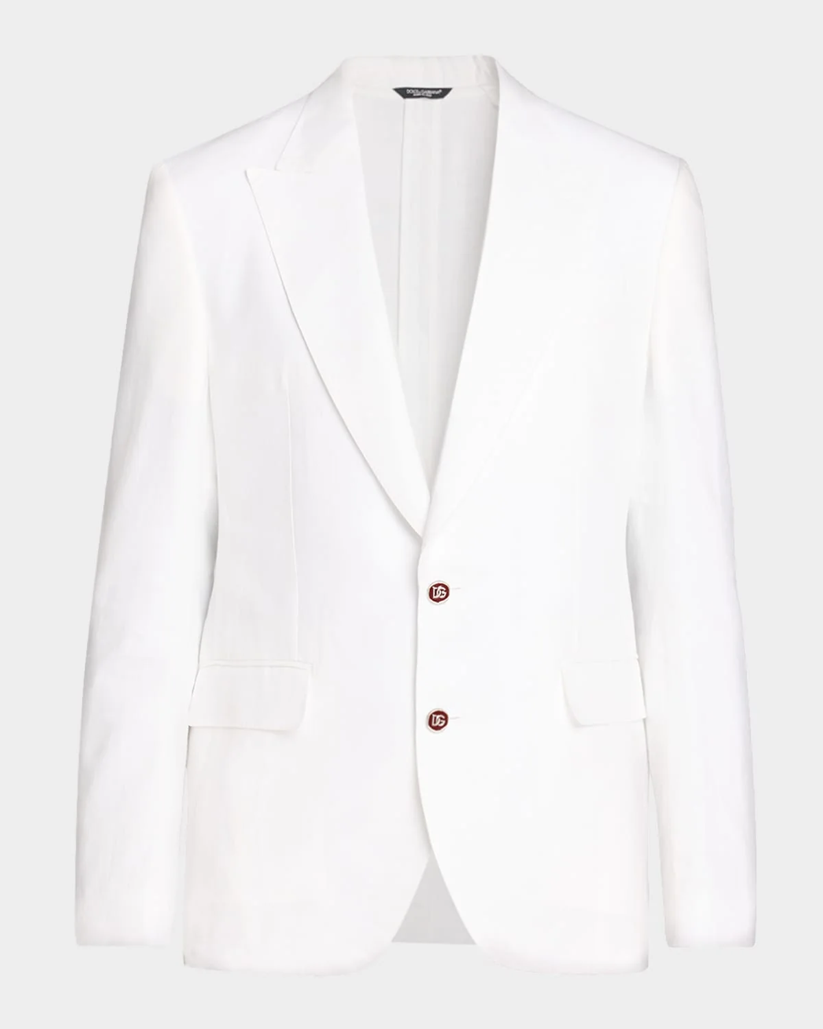 Men's Light Linen Two-Button Suit Jacket - 1