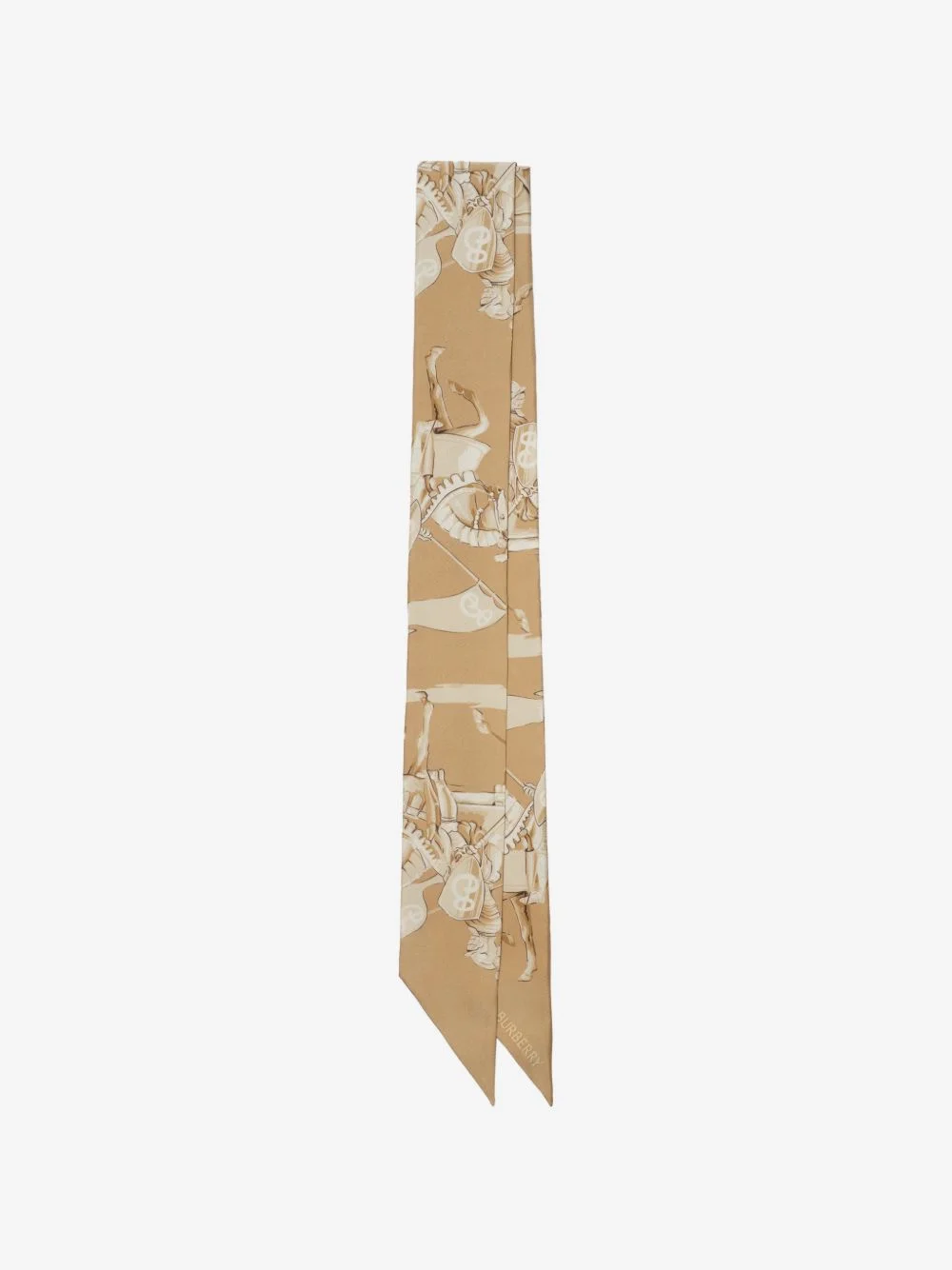 skinny Archive Knight silk scarf - 1