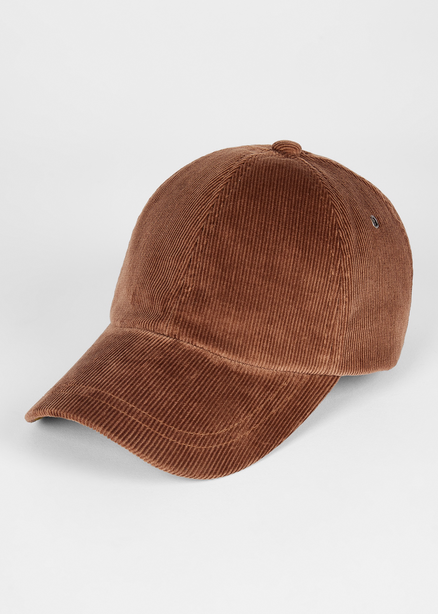 Brown Corduroy Baseball Cap - 2