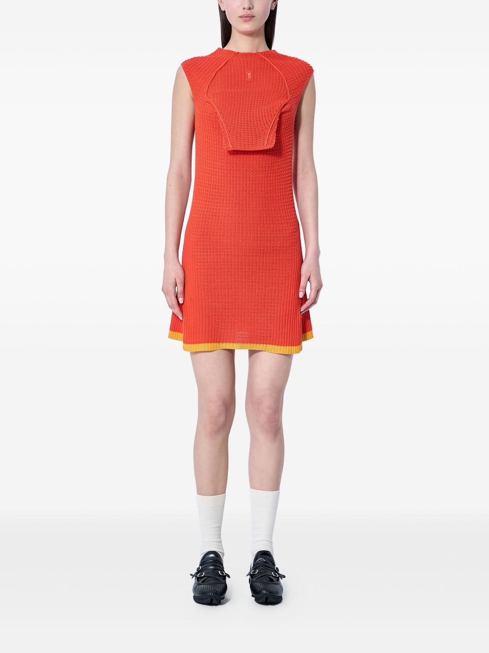 textured knit sleeveless dress - 2