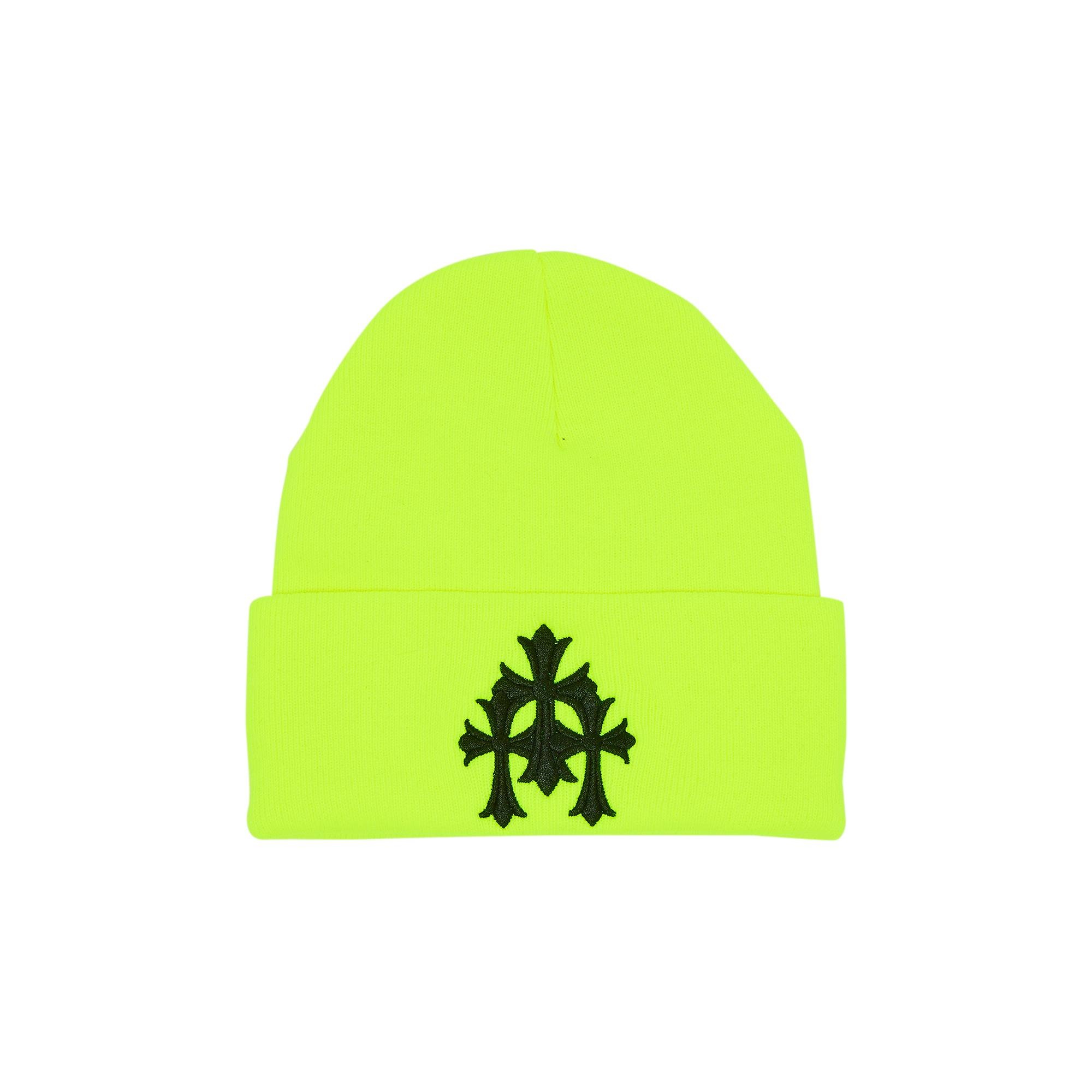 Chrome Hearts Triple Cross Beanie 'Yellow' - 2