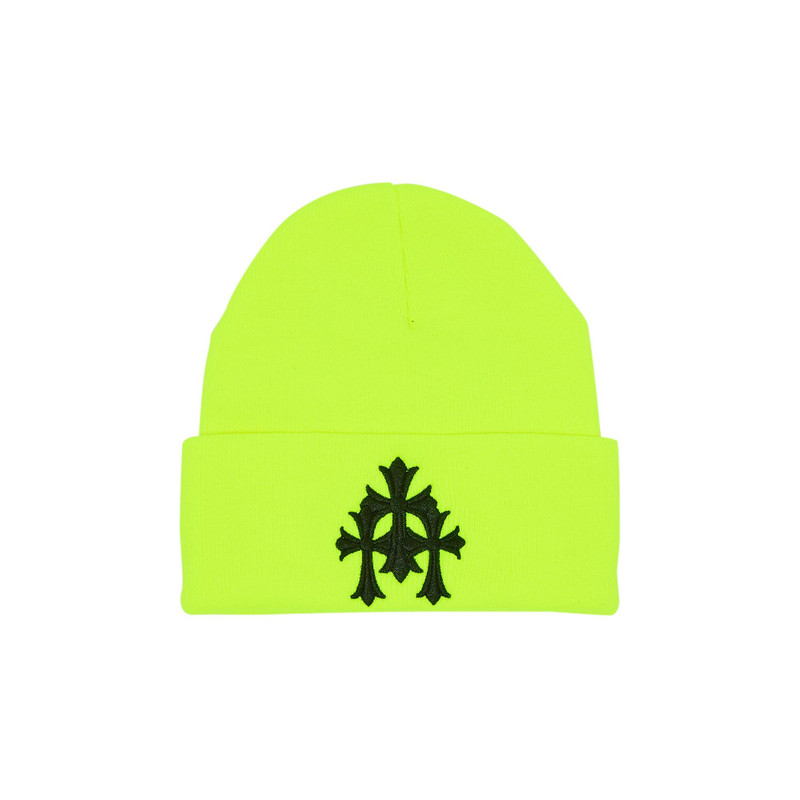 Chrome Hearts Chrome Hearts Triple Cross Beanie 'Yellow' outlook