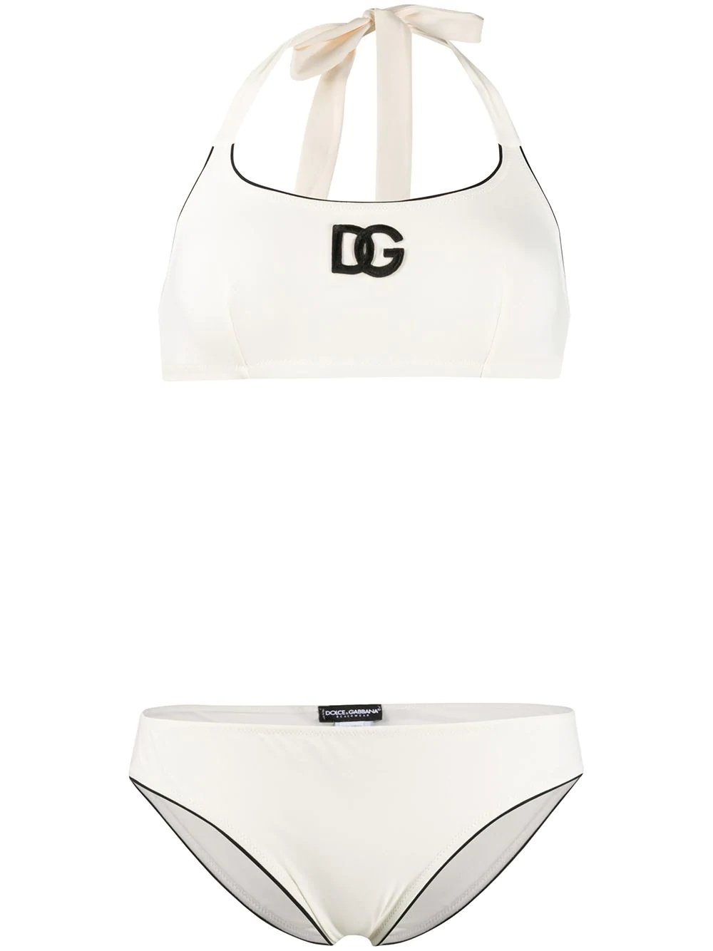 DG logo print bikini - 1