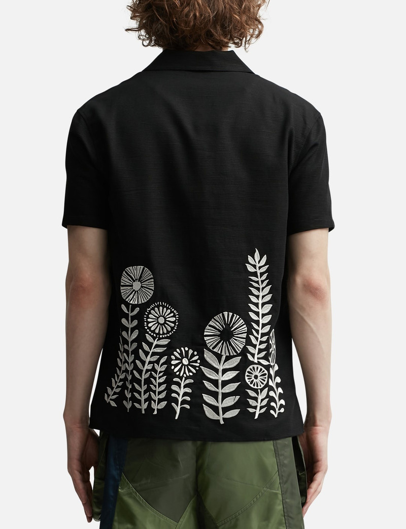 MAY EMBROIDERY OPEN COLLAR SHIRT 4